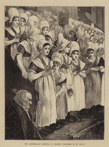 セントポールのチャリティーチルドレンのアニバーサリーフェスティバル 作： Edwin Buckman